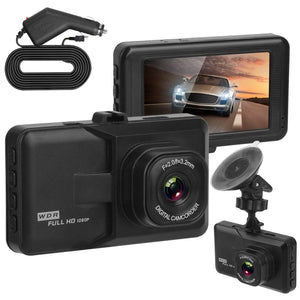Dash Cam - 1080P Car DVR 3"