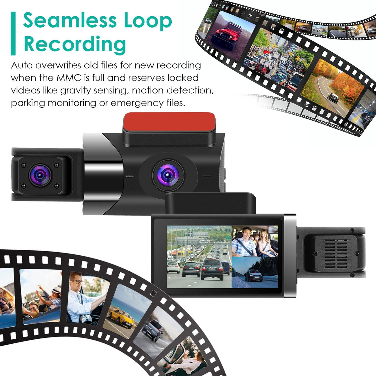 Dash Cam GPS WiFi Night Vision
