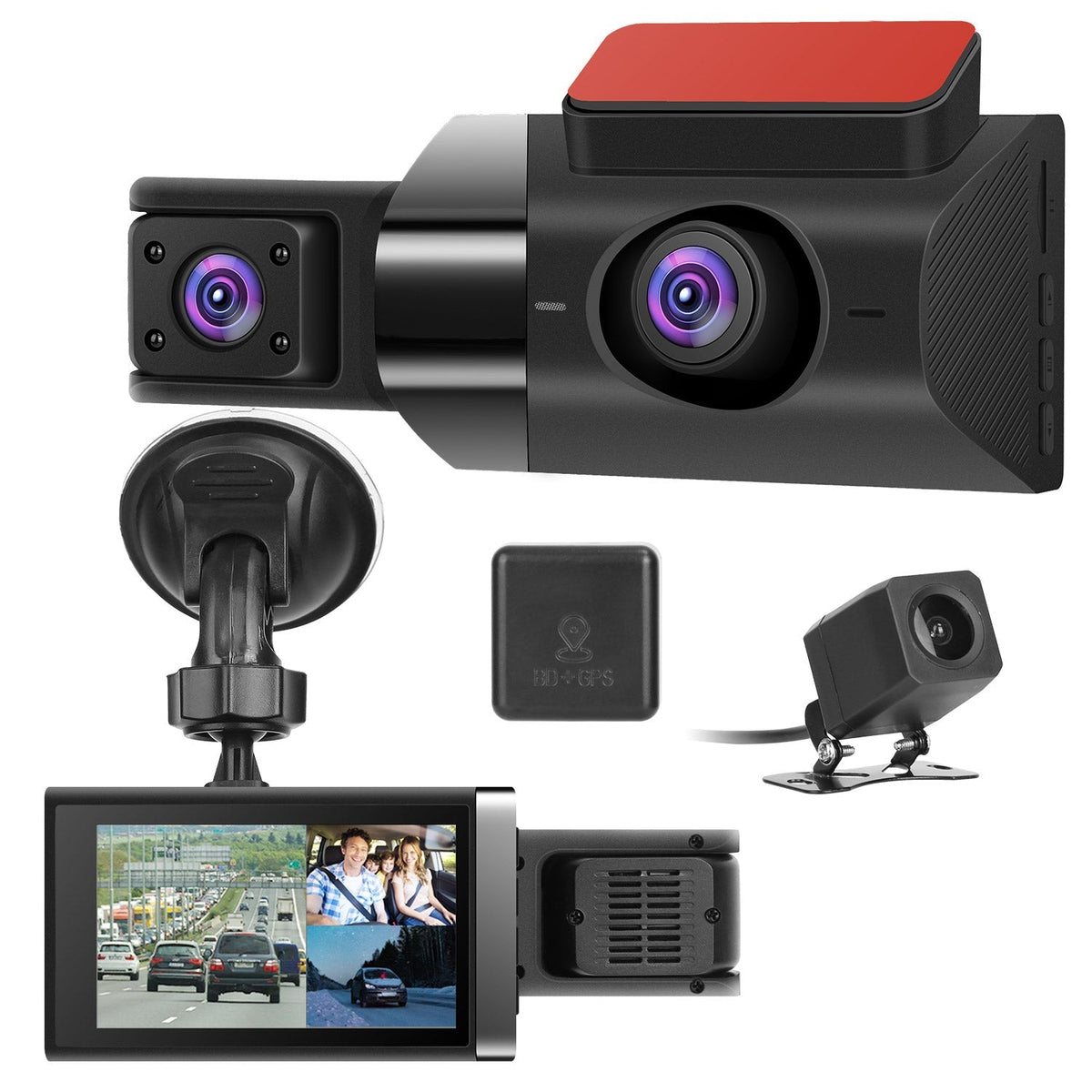 Dash Cam GPS WiFi Night Vision