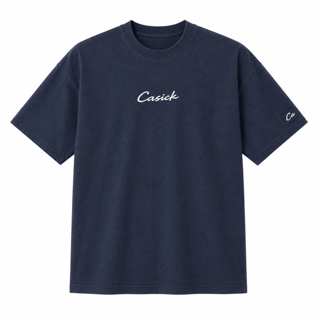 CASICK navy oversized tee