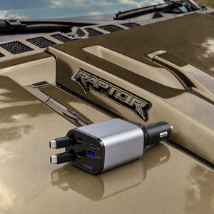 4 In 1 Retractable Car Charger