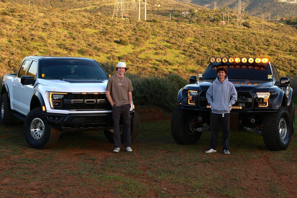 The CA Supply Co. team with their Ford Raptors
